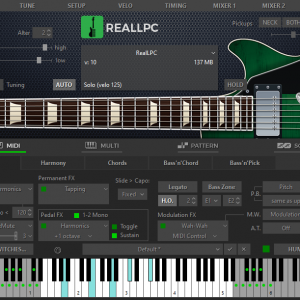 真实LPC电吉他 MusicLab RealLPC v5.0.0.7457 PC MAC