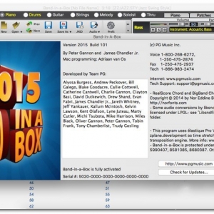 智能作曲编曲软件 BAND IN A BOX 2015 MAC