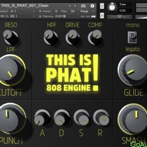 808低音合成器 Red Sounds This Is Phat 808 Engine KONTAKT