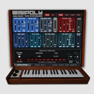 模拟磁带机合成器 Soundtrax Minipoly v2.01 KONTAKT