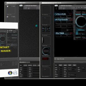 Kontakt 乐器的界面设计 Rigid Audio KONTAKT GUI Maker v1 PC