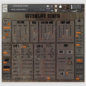 野兽合成器 Insanity Samples Offensive Synth KONTAKT