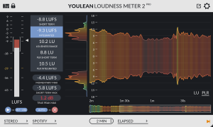 响度测量插件 Youlean Loudness Meter Pro v2.0.2 VST,VST3,AAX,AU WIN OSX x86 x64