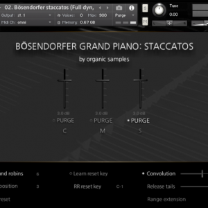 大钢琴 Organic Samples Boesendorfer Grand Piano Staccatos KONTAKT