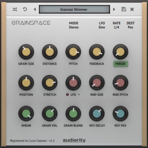 混响处理器 Audiority GrainSpace v1.2.1 PC/MAC