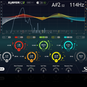 音高跟踪均衡器 SoundRadix Surfer EQ v2.0.1.0 WIN-AudioUTOPiA