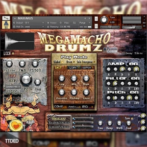 鼓音源 PlugInGuru MegaMacho Drums v1.5 KONTAKT