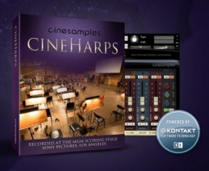 经典竖琴音色CineSamples CineHarp 1.1 KONTAKT