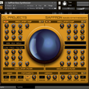 低音合成器 CL Projects Saffron Bass Synthesizer KONTAKT