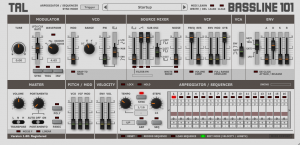 低音合成器Togu Audio Line TAL-BassLine-101 v1.6 PC/MAC