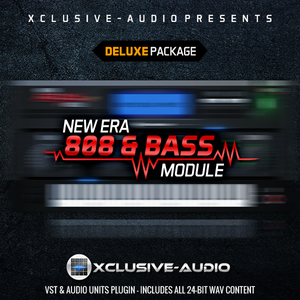 鼓/低音合成器Xclusive Audio New Era 808&Bass Library KONTAKT