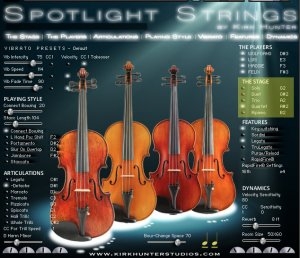 弦乐 Kirk Hunter Studios Spotlight Strings KONTAKT