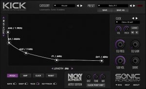 鼓合成器 Sonic Academy KICK Nicky Romero Edition v1.01PC/MAC