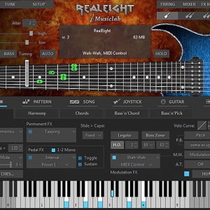 传奇8弦电吉他 MusicLab RealEight v4.0.0.7254 PC/MAC