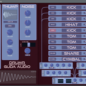 模拟鼓合成器 GuDa Audio DrumR v2.2 PC/MAC