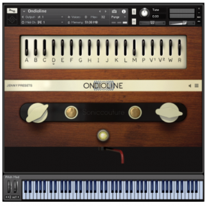 电子管单排键琴 Soniccouture Ondioline KONTAKT