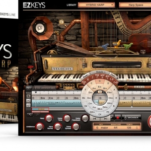 竖琴 Toontrack EZkeys Hybrid Harp v1.0.1 PC MAC