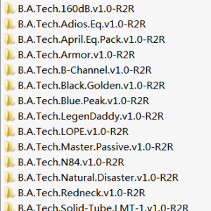 效果包B.A.Tech Audio Plugins PACK v1.0 2012.09.20-R2R