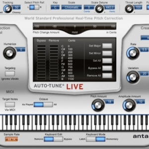 人声音高修正Antares Auto-Tune Live 1.0.1 AU/VST/RTAS/AAX Mac