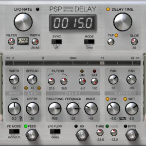 模拟磁带延迟插件 Psp Audioware StompDelay v.1.0.0 PC\MAC