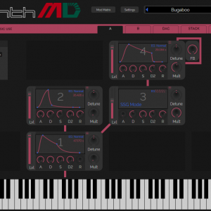 16 位FM 合成器 Plogue Chipsynth MD v1.072 PC