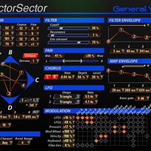 波表合成器 General Vibes Vector Sector v1.0.0.7 PC