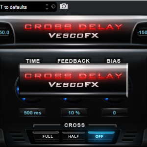交叉延迟 VescoFX Cross Delay v1.0 WORKING PC