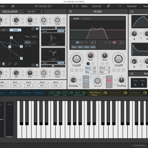 减法型复音合成器 HY-Plugins HY-POLY 1.2.5 PC MAC