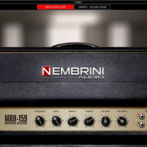 吉他放大器  Nembrini Audio MRH159 Brown Sound Guitar Amplifier 1.0.0 PC