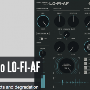 模拟低保真插件 Plugin Alliance &Unfiltered Audio LO-FI-AF 1.0.0 WiN