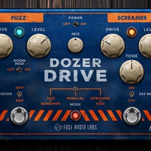 软件吉他踏板 Fuse Audio Labs Dozer Drive 1.0.0 PC MAC