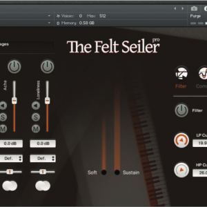 钢琴音源 Strezov Sampling The Felt Seiler Pro v1.1 KONTAKT