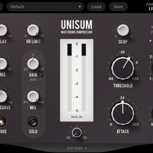母带压缩器 Tone Projects Unisum Mastering Compressor v1.1.3 PC