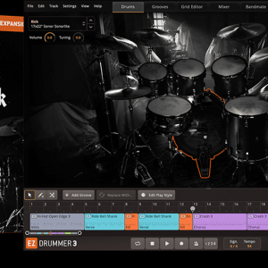 黑暗摇滚鼓 Toontrack Into The Dark EZX SOUNDBANK