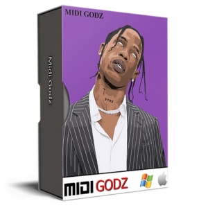 MIDI文件 Midi Godz Travis Scott Type MIDI Kit MIDI, WAV