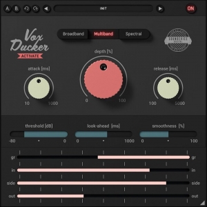 语音闪避效果 United Plugins & Soundevice Digital VoxDucker v1.0 PC