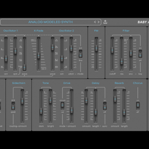模拟合成器 Baby Audio BA-1 v1.5.0 PC MAC