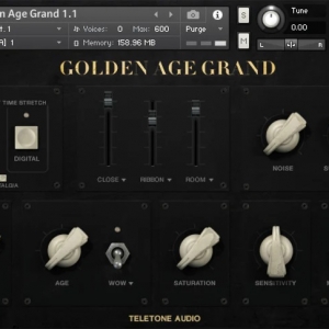 黄金时代钢琴音源 Teletone Audio Golden Age Grand KONTAKT