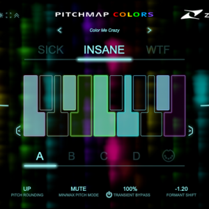 实时音高处理彩色版 Zynaptiq PITCHMAP COLORS v1.0.0 PC