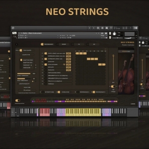 现代弦乐独奏 Insanity Samples Neo Strings Solo String Ensemble 4.0.3 KONTAKT ...