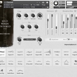 木管独奏 Westwood Instruments Solo Winds Untamed KONTAKT