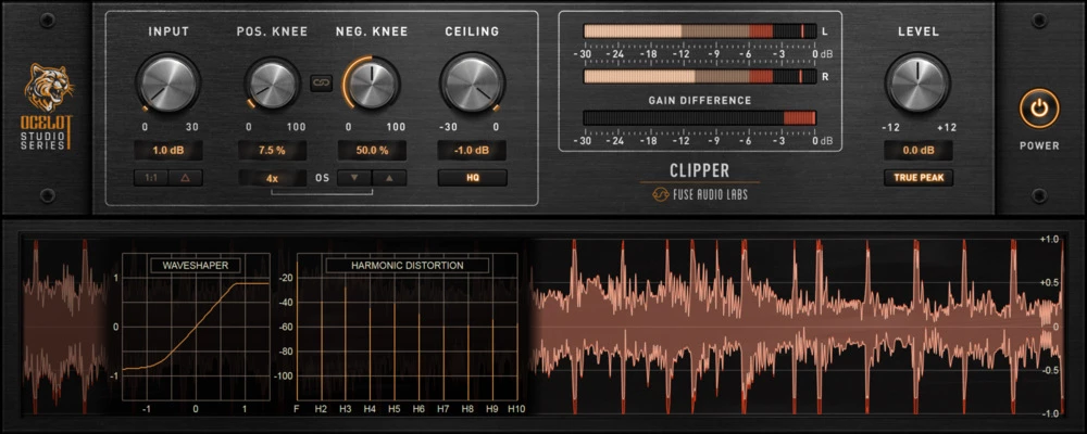 降低峰值掌握动态 Fuse Audio Labs OCELOT Clipper 1.0.0 PC